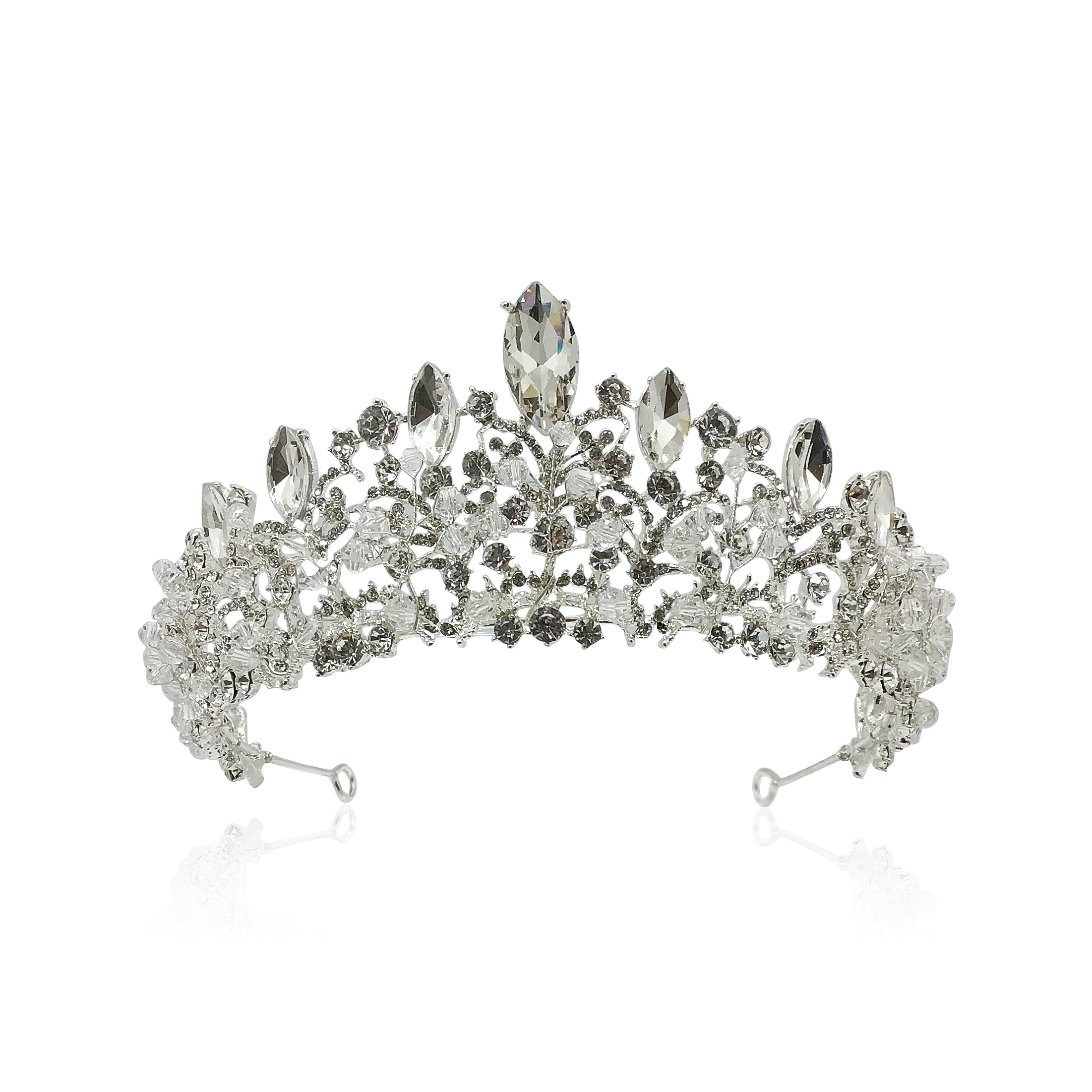 Crystal Wedding Crown|Isadora|Jeanette Maree|Shop Online