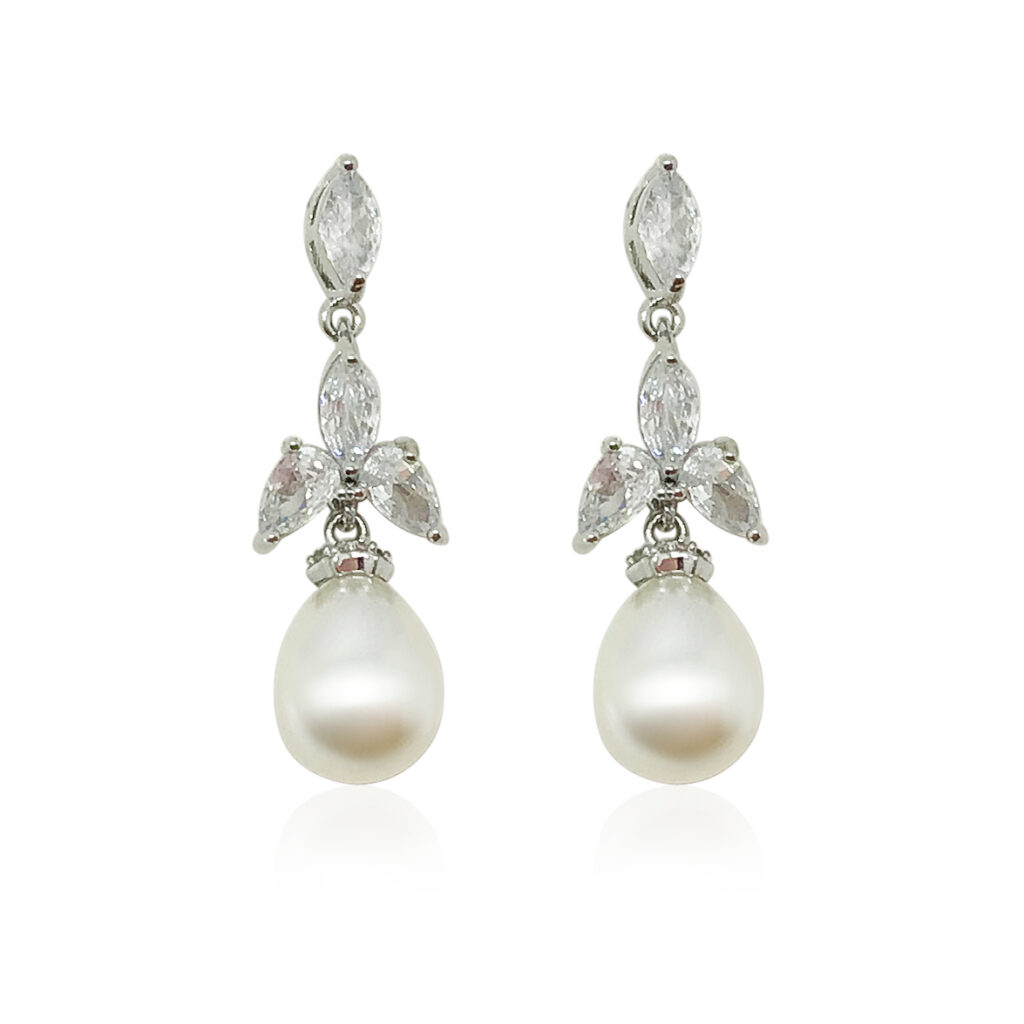 Freshwater Pearl Earrings Drop|Tallulah|Jeanette Maree