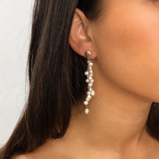 Freshwater Pearl Waterfall Earring|Lyria|Jeanette Maree|Shop Online Now