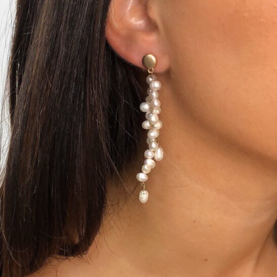 Freshwater Pearl Waterfall Earring|Lyria|Jeanette Maree|Shop Online Now