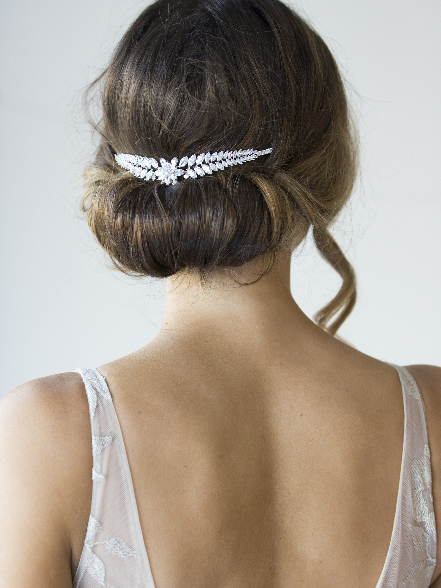 Bridal Headband for back of hair